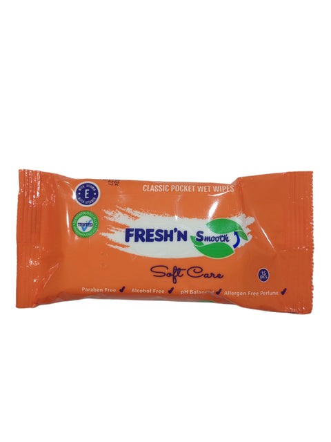 Fresh’N Smooth Soft Care Classic Pocket Wet Wipes 15pcs | Fresh’N In Lebanon