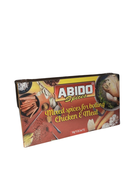 Abido Mixed Spices For Boiling Chicken & Meat 50g | Abido In Lebanon
