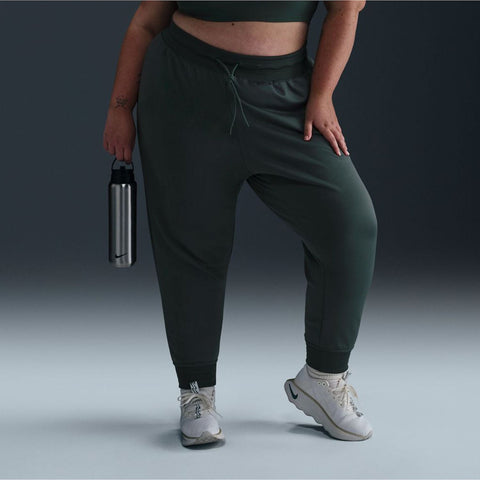 Nike Women's Olive Green Plus Size Therma-Fit One High-Waisted 7/8 Jogger Sweatpants | Nike In Lebanon