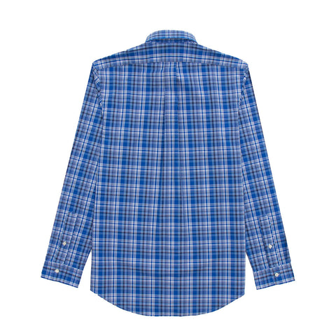 Polo Ralph Lauren Men's Blue Multi Custom Fit Check Shirt |Polo Ralph Lauren In Lebanon