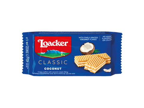 Loacker Classic Coconut Wafer 45g | Loacker In Lebanon