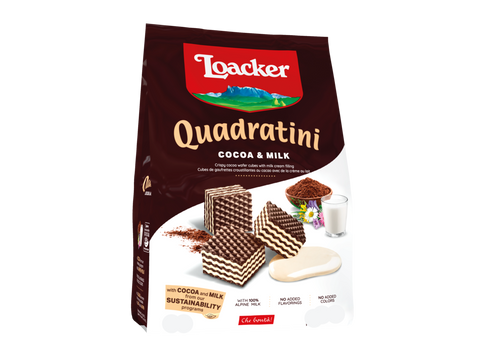 Loacker Quadratini Cocoa Milk 125g | Loacker In Lebanon