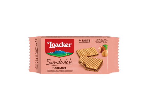 Loacker Sandwich Hazelnut Wafer 25g | Loacker In Lebanon