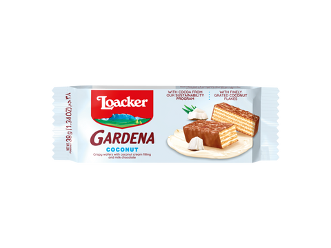 Loacker Gardena Coconut Wafers 38g | Loacker In Lebanon