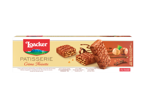 Loacker Patisserie Hazelnut Cream Wafer 100g | Loacker In Lebanon