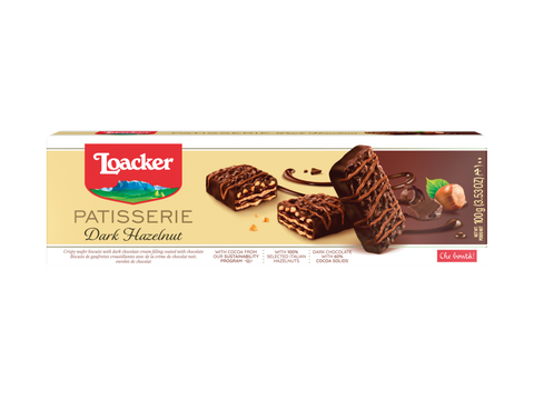 Loacker Patisserie Dark Hazelnut Wafer 100g | Loacker In Lebanon