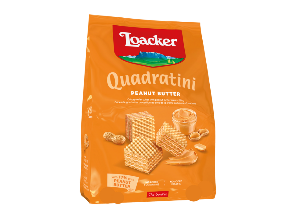 Loacker Quadratini Peanut Butter Wafers 125g | Loacker In Lebanon