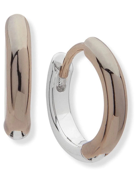 Lauren Ralph Lauren Women's Gold Two Tone Huggie Hoop Earring | Lauren Ralph Lauren in Lebanon
