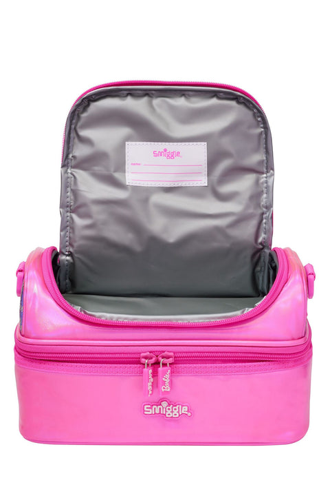 Smiggle Barbie Double Decker Lunch Bag With Strap
