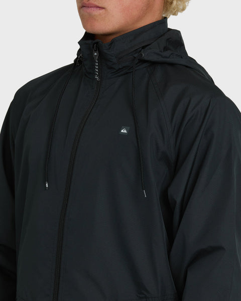 Waterman Men's Black Shell Shock Water-Resistant Windbreaker Jacket | Waterman In Lebanon