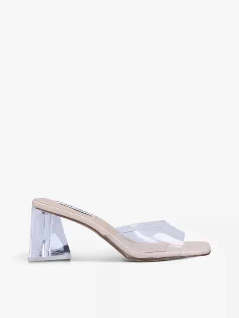 Steve Madden Women's Clear Marcie Triangle Heel Sandals | Steve Madden In Lebanon