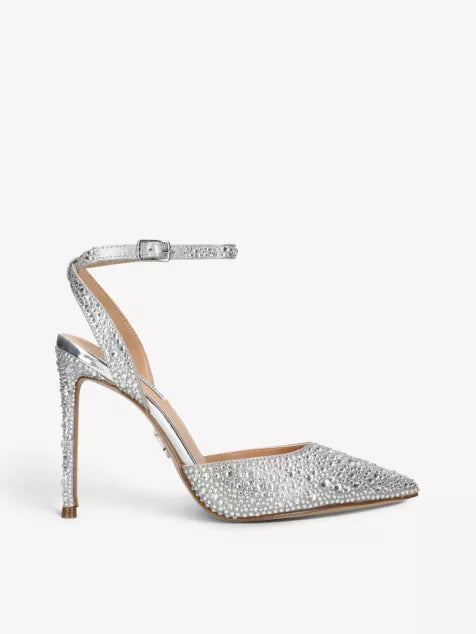 Steve Madden Women's Silver Revert crystal Heeled Sandal | Steve Madden In Lebanon