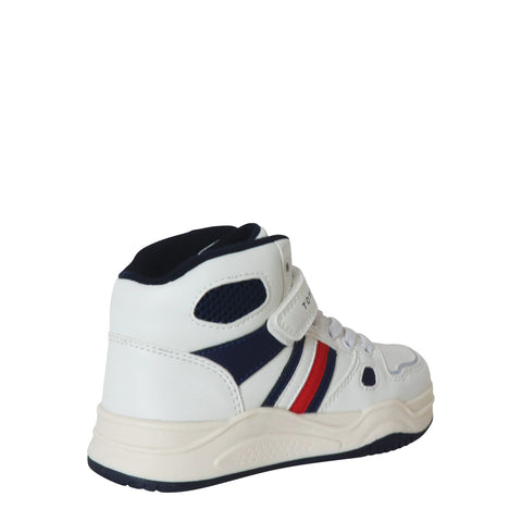 Tommy Hilfiger Boy's White & Navy High Top Sneakers | Tommy Hilfiger In Lebanon