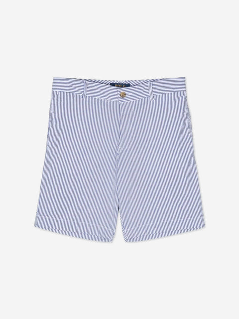 Polo Ralph Lauren Boy's Blue Seersucker Preppy Shorts | Polo Ralph Lauren In Lebanon