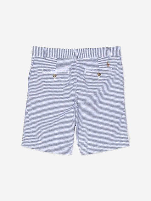 Polo Ralph Lauren Boy's Blue Seersucker Preppy Shorts | Polo Ralph Lauren In Lebanon