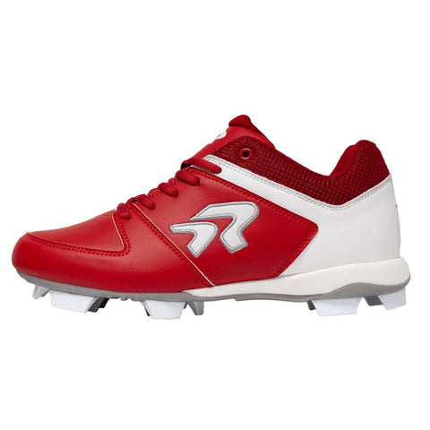 Ringor RIP-IT Men's Red/White  Molded Baseball Cleats  Sneakers | Ringor RIP-IT in Lebanon
