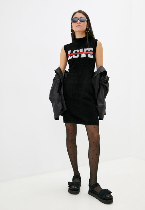 Love Moschino Women's Black Dress 101318003 AMF103