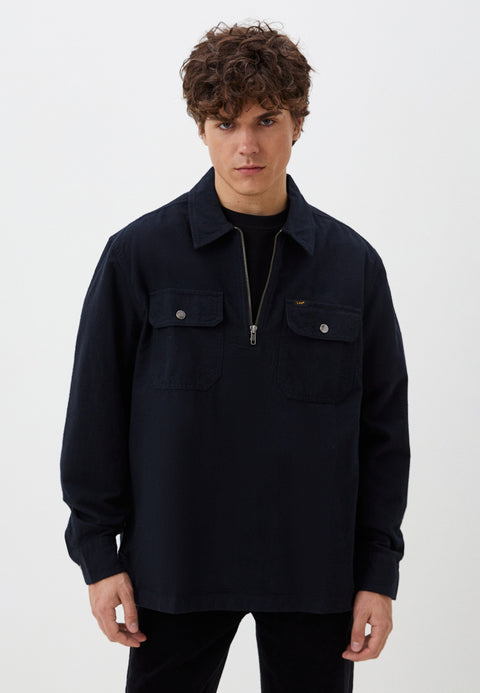 Lee Men's Black Half Zip Shirt | Lee In Lebanon