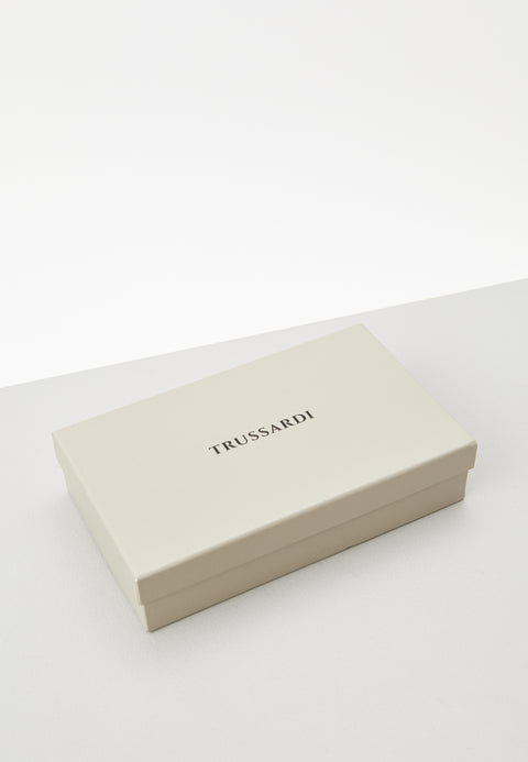 Trussardi Women's Burgundy Leather Bifold Md Wallet |Trussardi In Lebanon