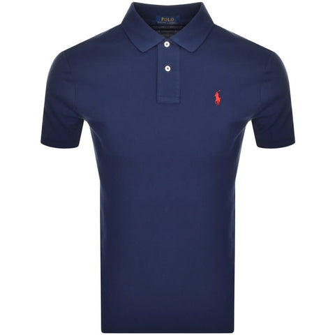 Polo Ralph Lauren Big Boy's Navy Slim Fit Stretch Polo T-Shirt | Polo Ralph Lauren In Lebanon