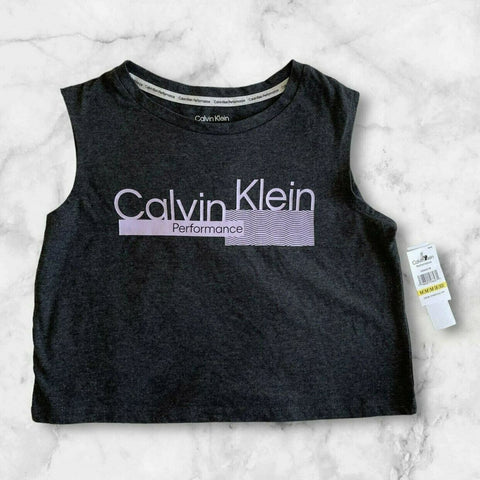 Calvin Klein Girl's Dark Grey T-Shirt |Calvin Klein In Lebanon