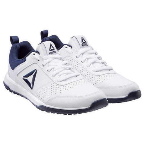 Reebok Men's White & Navy CXT Athletic Shoes Leather Training Sport Sneakers |Reebok In Lebanon