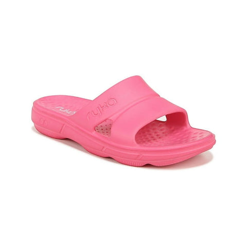 Ryka Women's Fuchsia Restore Slip On Flat Pool Slide Slippers | Ryka In Lebanon