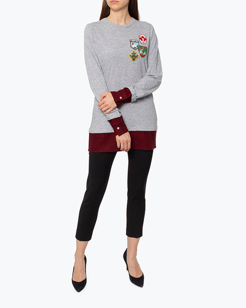 Dsquared2 Women's Grey Sweatshirt S75GC0876 FA188(fl201)