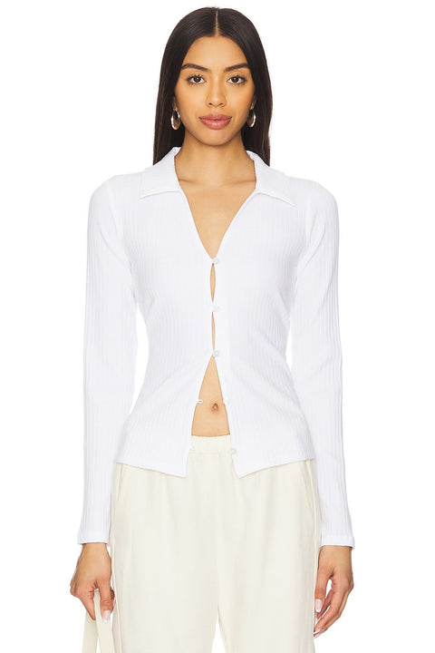 Sanctuary Women's White Daydreamer Knit Blouse |Sanctuary In Lebanon
