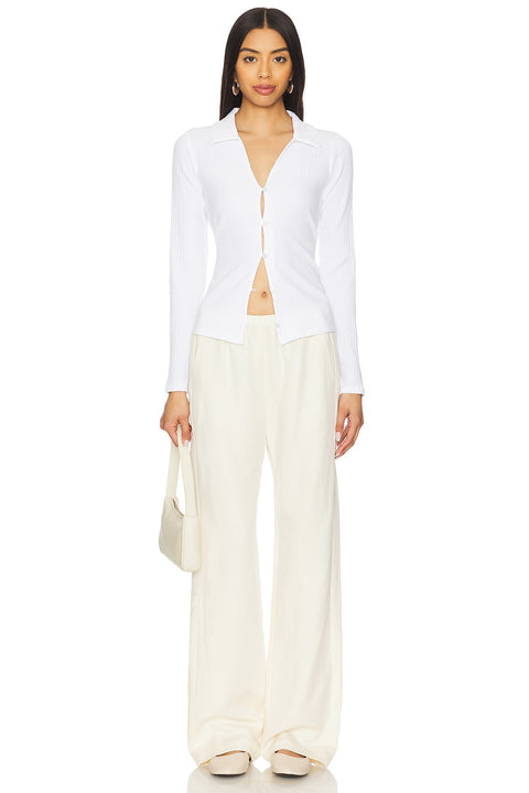 Sanctuary Women's White Daydreamer Knit Blouse |Sanctuary In Lebanon