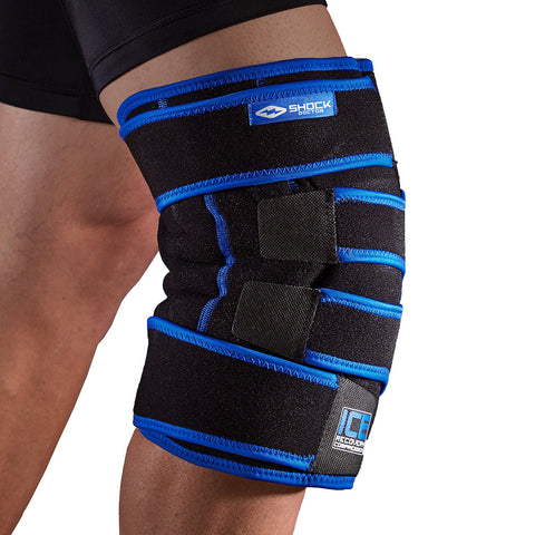 Shock Doctor Men's Navy Blue Ice Recovery Compression Knee Wrap | Shock Doctor In Lebanon