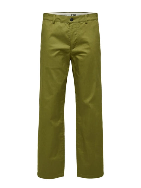 Selected Homme Men's Olive Green Chino Pant | Selected Homme In Lebanon