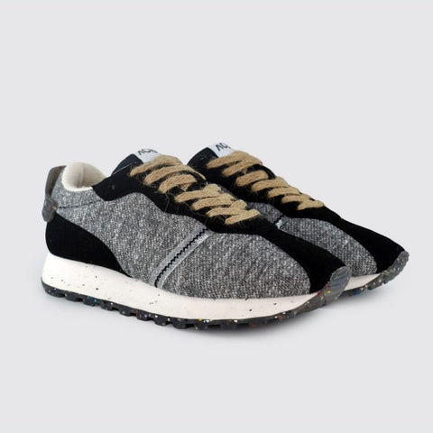 ACBS Men's Grey & Black Winter Eco Green Unisex Sneakers | ACBS In Lebanon