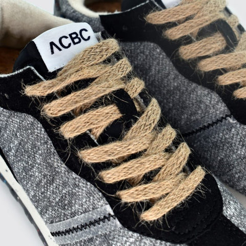 ACBS Men's Grey & Black Winter Eco Green Unisex Sneakers | ACBS In Lebanon