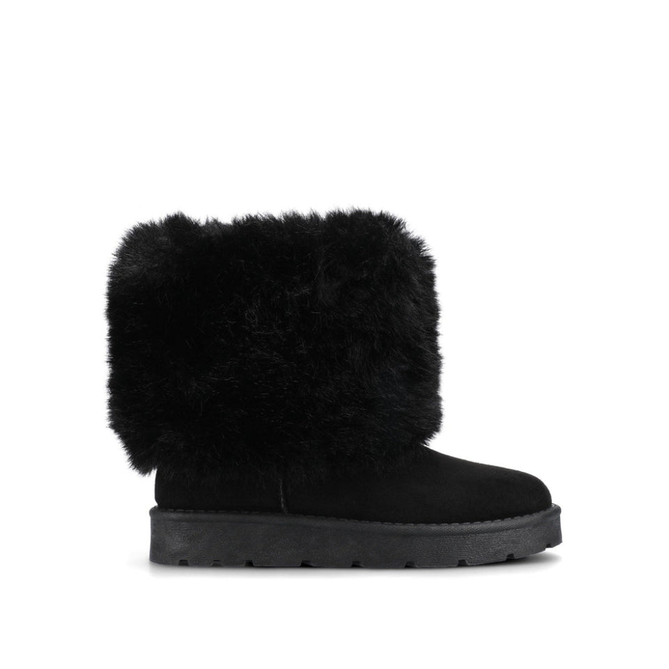 Journee Collection Women's Black Shanay Cold Weather Boots