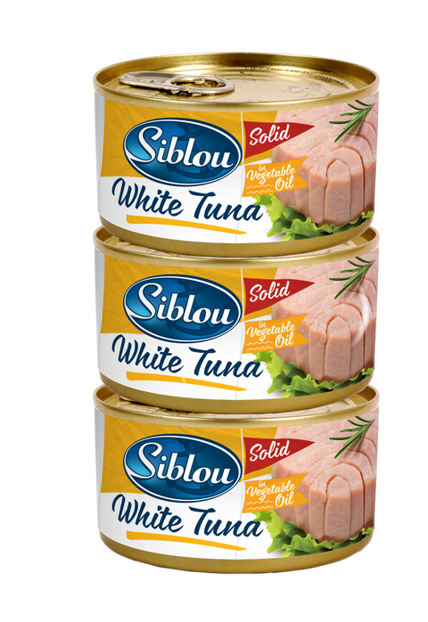 Siblou White Tuna In Vegetable Oil 185g*3 | Siblou In Lebanon