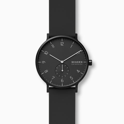 Skagen Men's Black Aaren Kulor Analogue Watch | Skagen In Lebanon