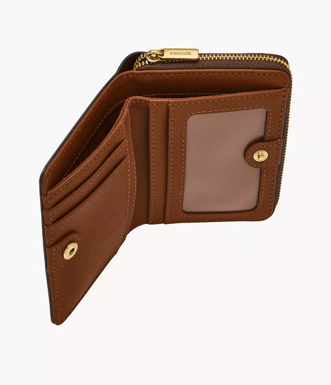 Fossil Women's Harlow Multi Print Logan Mini Leather Wallet  | Fossil In Lebanon