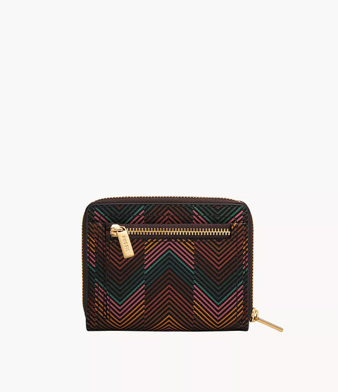 Fossil Women's Harlow Multi Print Logan Mini Leather Wallet  | Fossil In Lebanon
