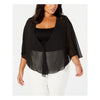 Slny Women's Black Solid Sleeve Button Cardigan | Slny in Lebanon