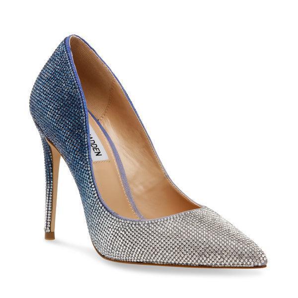 Steve Madden Women's Daisie-R Silver/Blue High Heels | Steve Madden In Lebanon