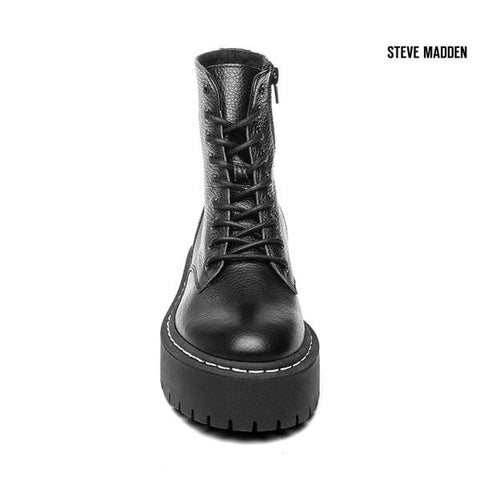 Steve Madden Women's Black Skylar Leather Ankle Boots |Steve Madden in Lebanon