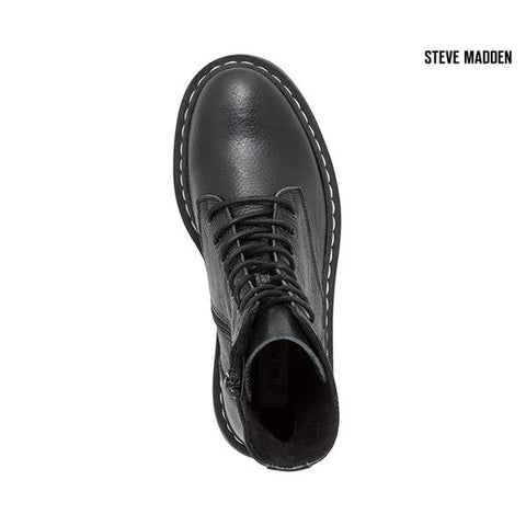 Steve Madden Women's Black Skylar Leather Ankle Boots |Steve Madden in Lebanon