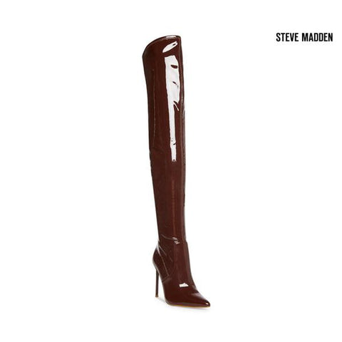 Steve Madden Women's Burgundy Vava Heeled Knee Boots |Steve Madden in Lebanon