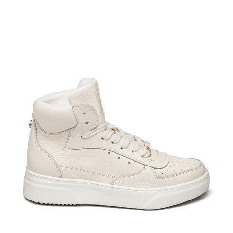 Steve Madden Women's Beige Leather Danoi Sneakers |Steve Madden In Lebanon