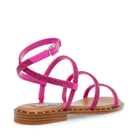 Steve Madden Women's Magenta Transport-R Rhinestone Sandals |Steve Madden In Lebanon
