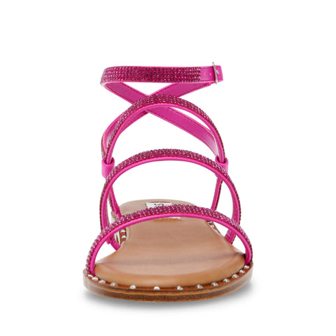 Steve Madden Women's Magenta Transport-R Rhinestone Sandals |Steve Madden In Lebanon