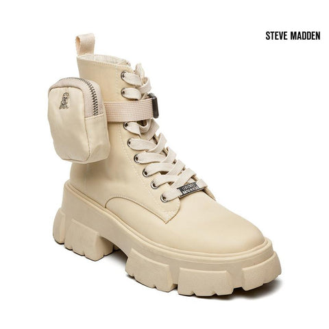 Steve Madden Women's Beige Tanker-P Boots |Steve Madden in Lebanon