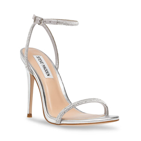 Steve Madden Women's Silver Breslin Heel | Steve Madden In Lebanon