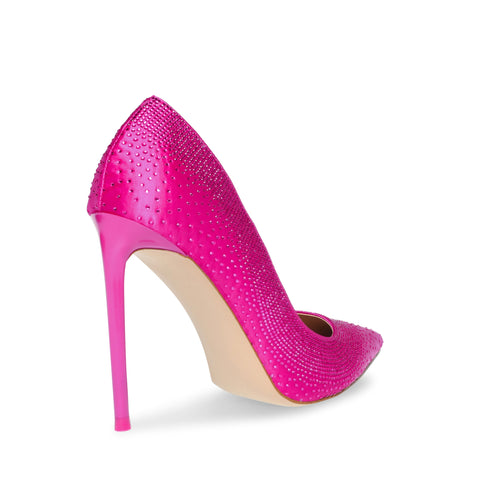 Steve Madden Women's Pump Magenta Satin Valorous Heels | Steve Madden In Lebanon